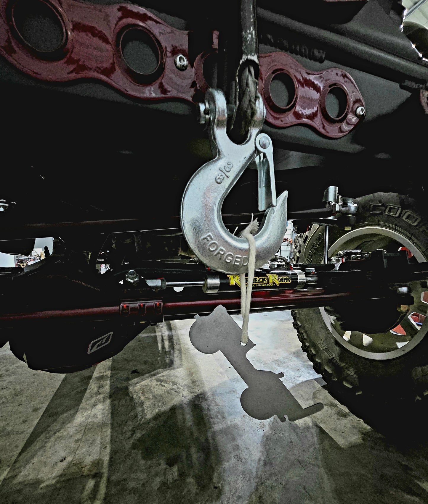 Metal Jeep Ornament!!