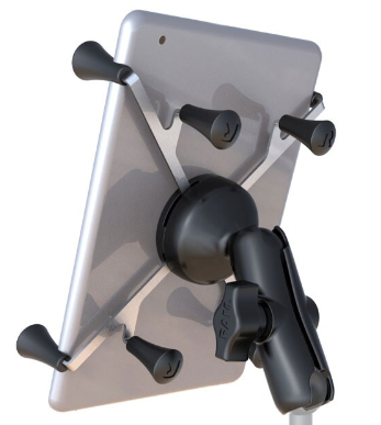 RAM X-Grip Universal Holder for 7"-8" Tablets with Double Socket Medium Arm