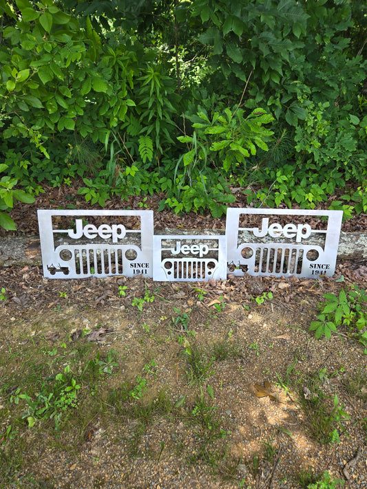 Jeep Grill Sign