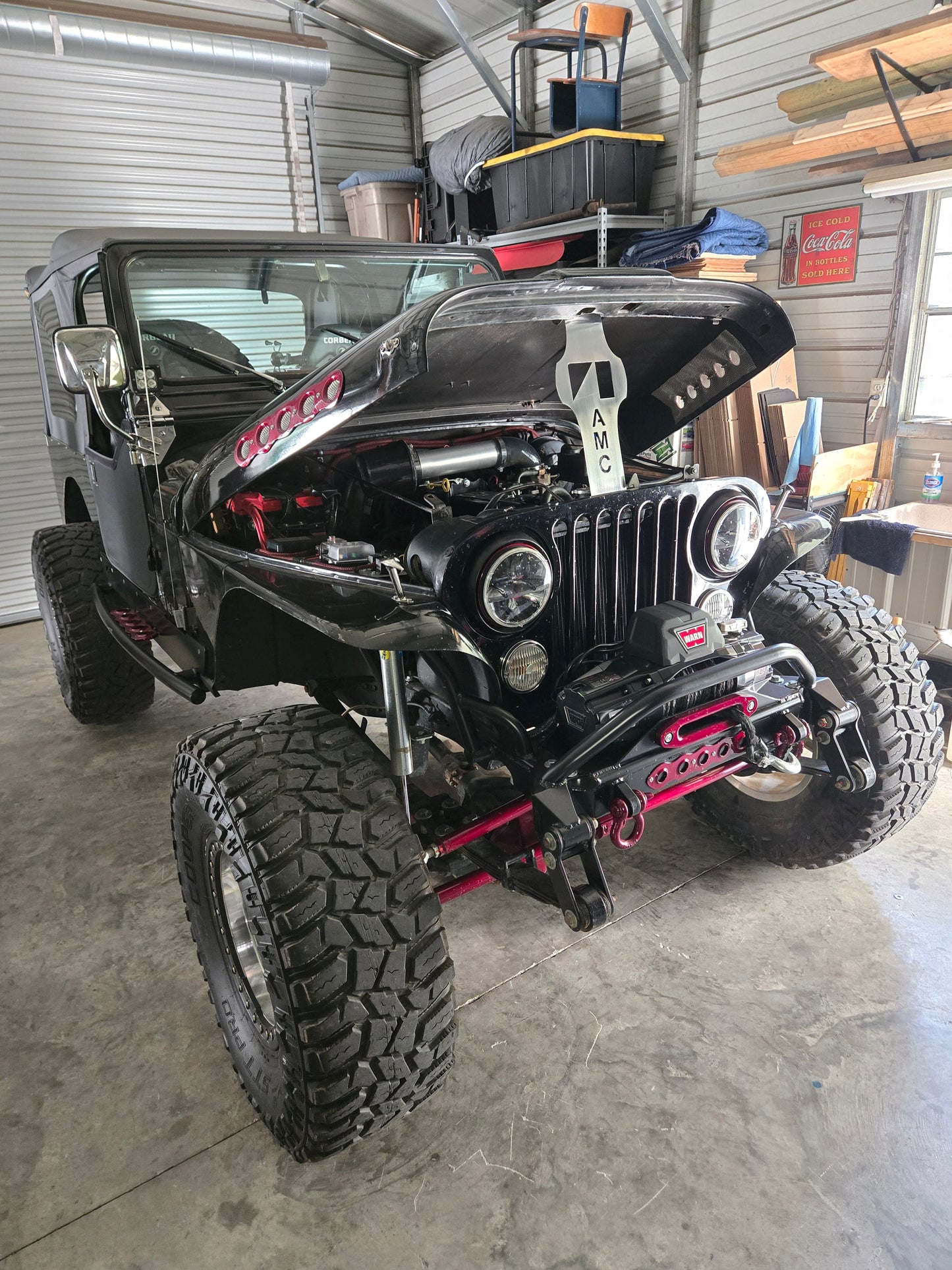 AMC Jeep Car Show Hood Prop