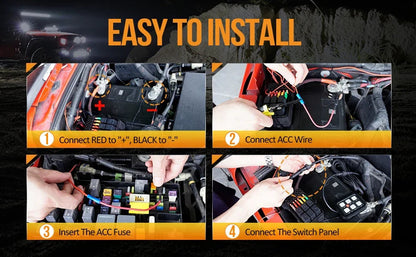 AUXBEAM 6 Gang Switch Panel