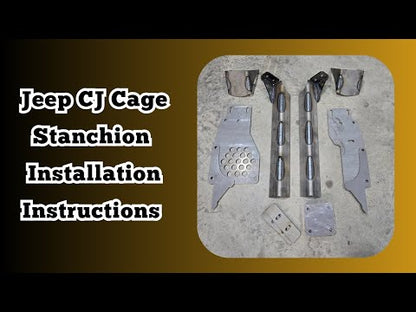 Jeep CJ Cage Stanchion Plates